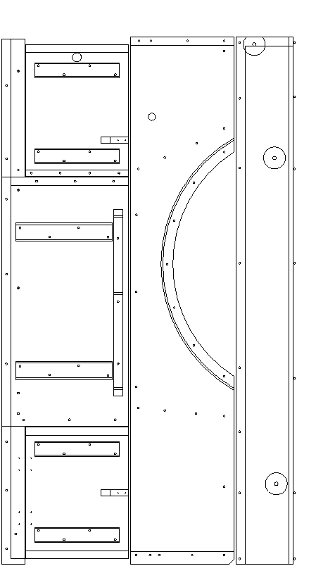 Alignment of left side vertical side board