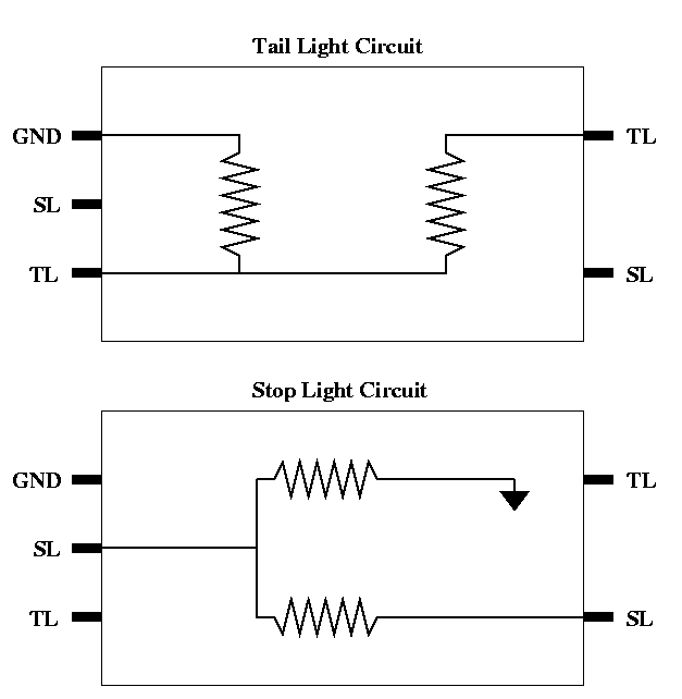 Electrical schematic for the voltage converter box