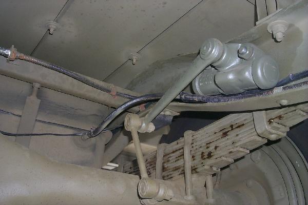 Typical view of cargo floor from underside